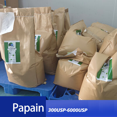 papain protease meat tenderizer use in industry of food providing enzyme preparation sample