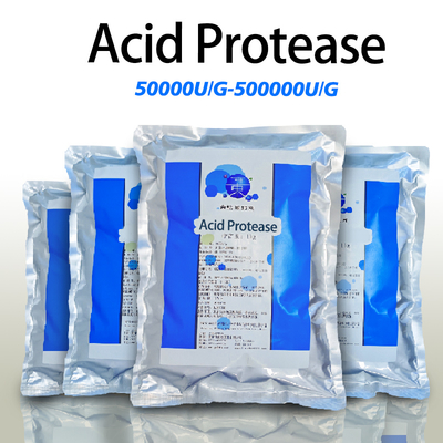 Acid Protease Enzyme 50000U/G-200000U/G Protease Manufacturers Customized Food & Pharmaceutical Grade