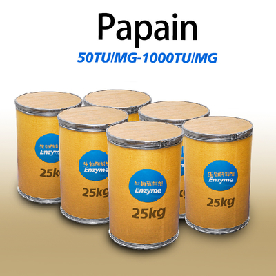 papain protease enzyme 800000U/g Dissolved in water customized food grade and pharmaceutical grade
