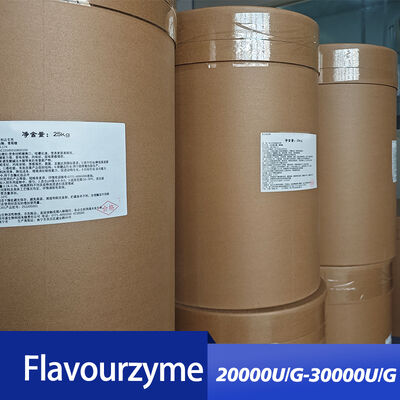 Flavourzyme application in protein hydrolysis customizing enzyme activity specifications