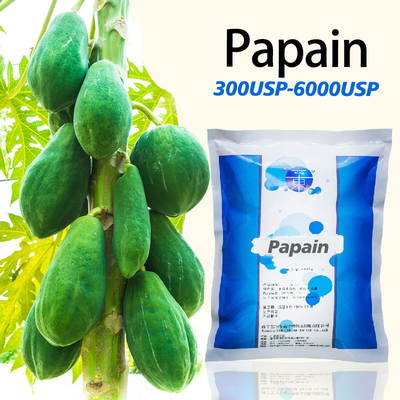 Pó de enzima de papaia 1000TU/MG, Fabricantes de proteases, preparações enzimáticas com vantagens de preço