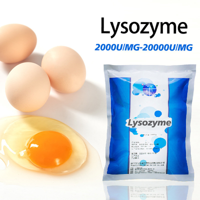 Aktivitas Enzim Disesuaikan Lisozim Dalam Susu 2000U/MG Bubuk Lisozim