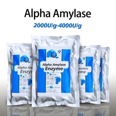 4000u/G Alpha amylase bột hòa tan trong nước hoạt động enzyme tùy chỉnh