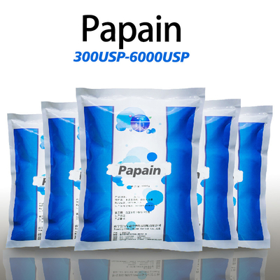 เอนไซม์ปาปาอิน 6000USP U/mg สามารถปรับปรุงได้ สําหรับอาหารและยา