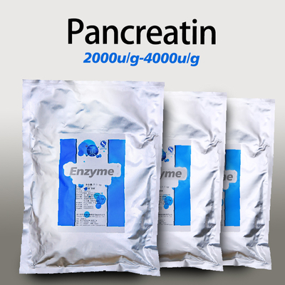 ผู้ผลิต Pancreatin Protease 2000u/g ละลายน้ำได้ทั้งหมด เกรดอาหารที่ปรับแต่งได้