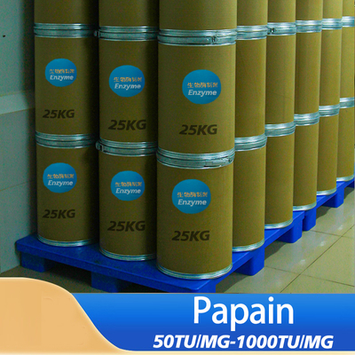 300USP-6000USP Protease-enzym Voedsel Farmaceutische kwaliteit Papaïne Op maat