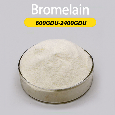 Farmaceutisch Bromelaïneenzym 600GDU Bromelaïnepoeder CAS 9001-00-7