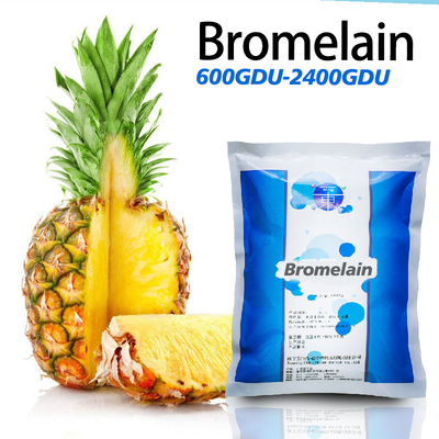 Bột protease màu vàng nhạt Bromelain 600GDU-2400GDU