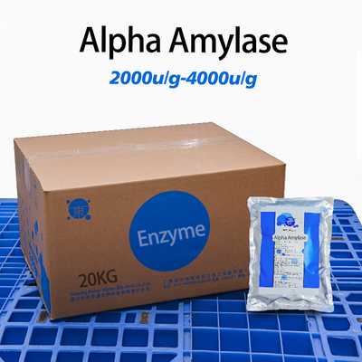 Τιμή pH 5.0-7.0 4000U/G Α-Αμυλάση στη Βιομηχανία Τροφίμων / Βιομηχανική Ποιότητα